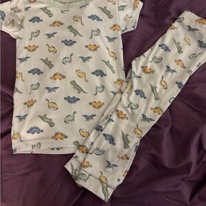 Rugged Bear Super Soft Dinosaur Print Pajamas